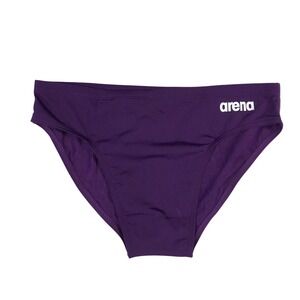 Arena Mens Purple Competitive Swim Briefs Training Trunks Size USA 36